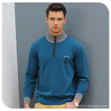 Men′s Cotton Cashmere Cable Knitted Sweater